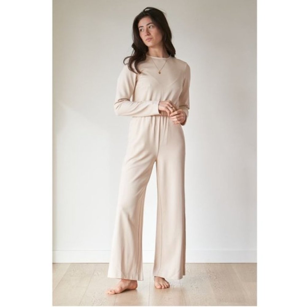 NWT Leze Meri Jumpsuit in Clay